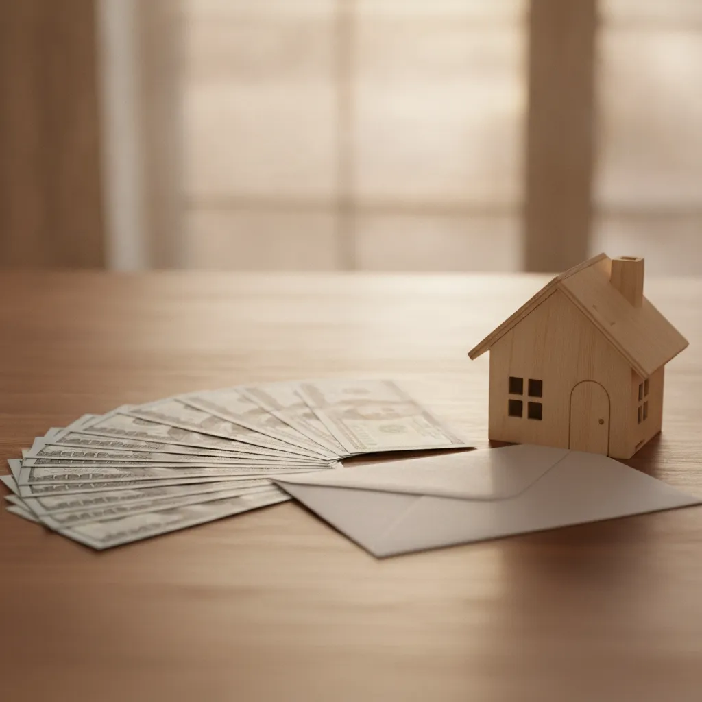 Paperwork for a cash offer on a manufactured home